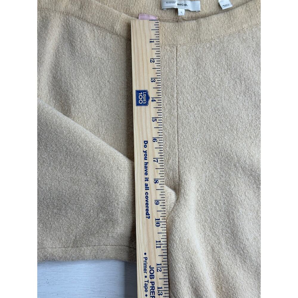 Vince Wool Blend Wide Leg Pants Cropped Oatmeal Beige Cozy Comfy Stretch… - Picture 11 of 13
